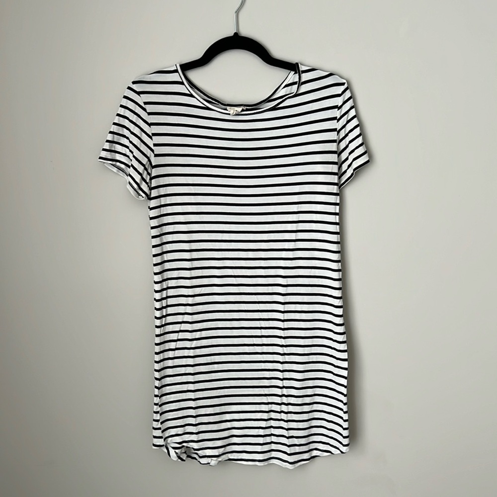 Striped Casual Mini Dress Size Small